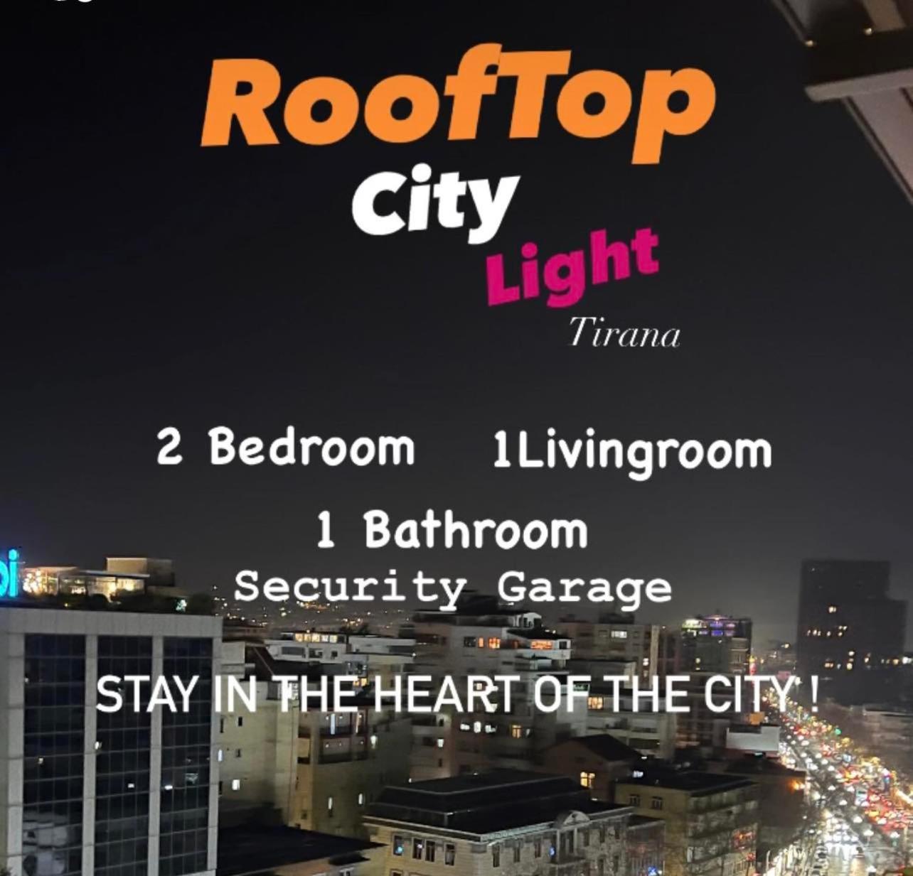 Rooftop City Light Тирана Экстерьер фото